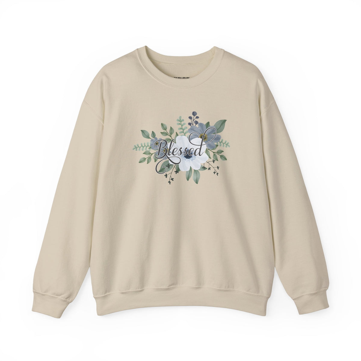 Blessed, Floral Women's Christian Sweatshirt