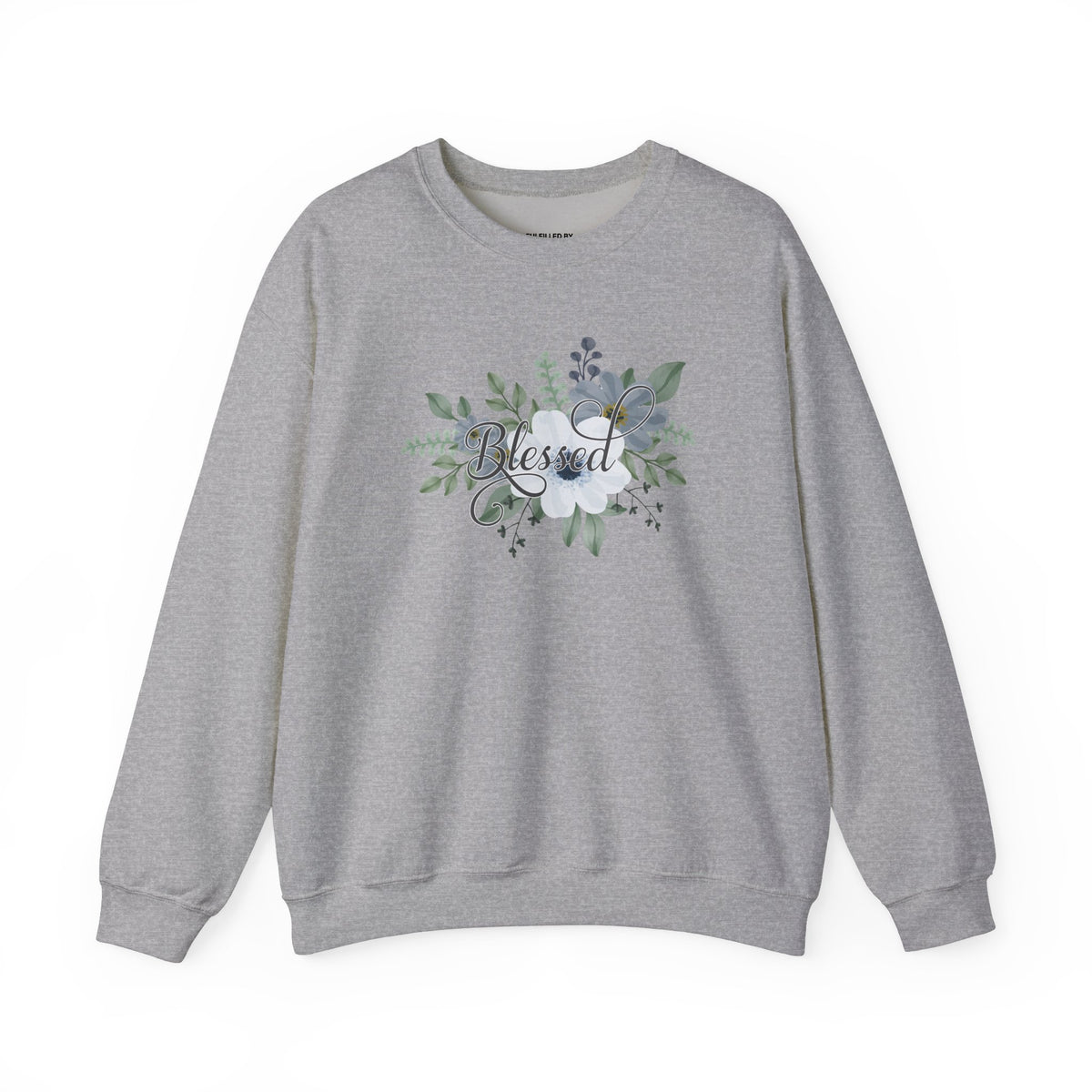 Blessed, Floral Women's Christian Sweatshirt