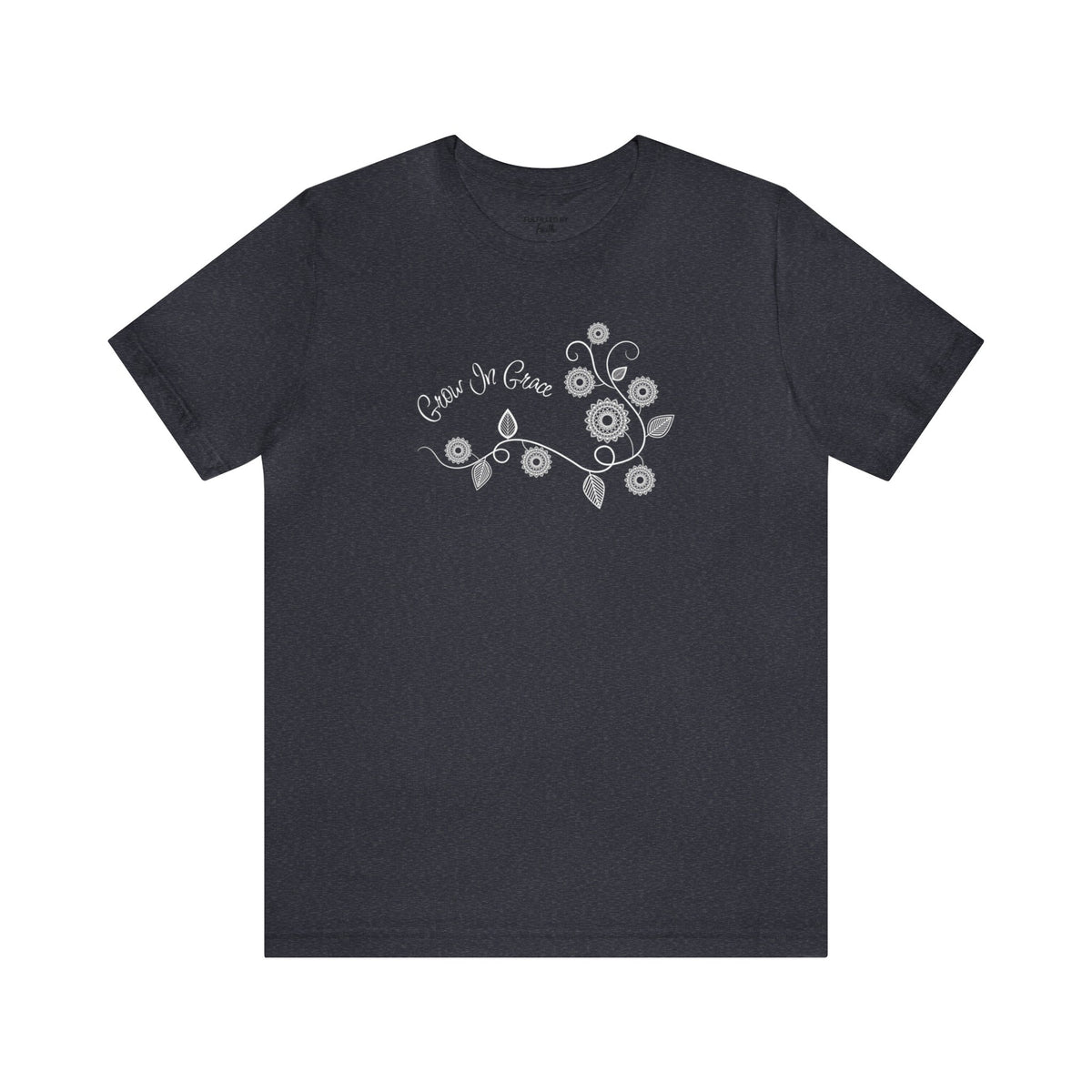 Grow In Grace - Floral Mandala Vine Design - Women's Christian T-Shirt