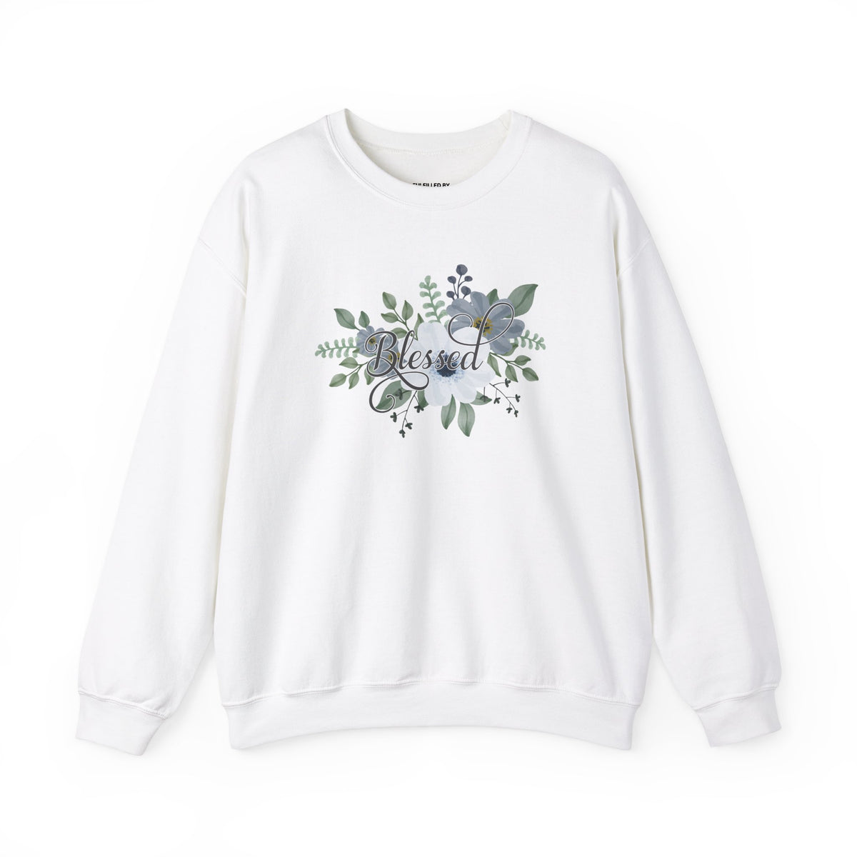 Blessed, Floral Women's Christian Sweatshirt