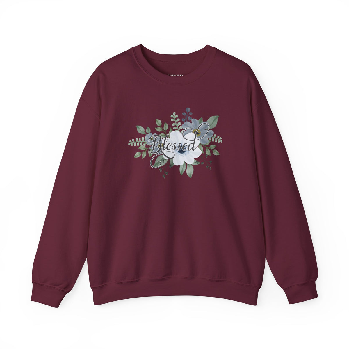 Blessed, Floral Women's Christian Sweatshirt