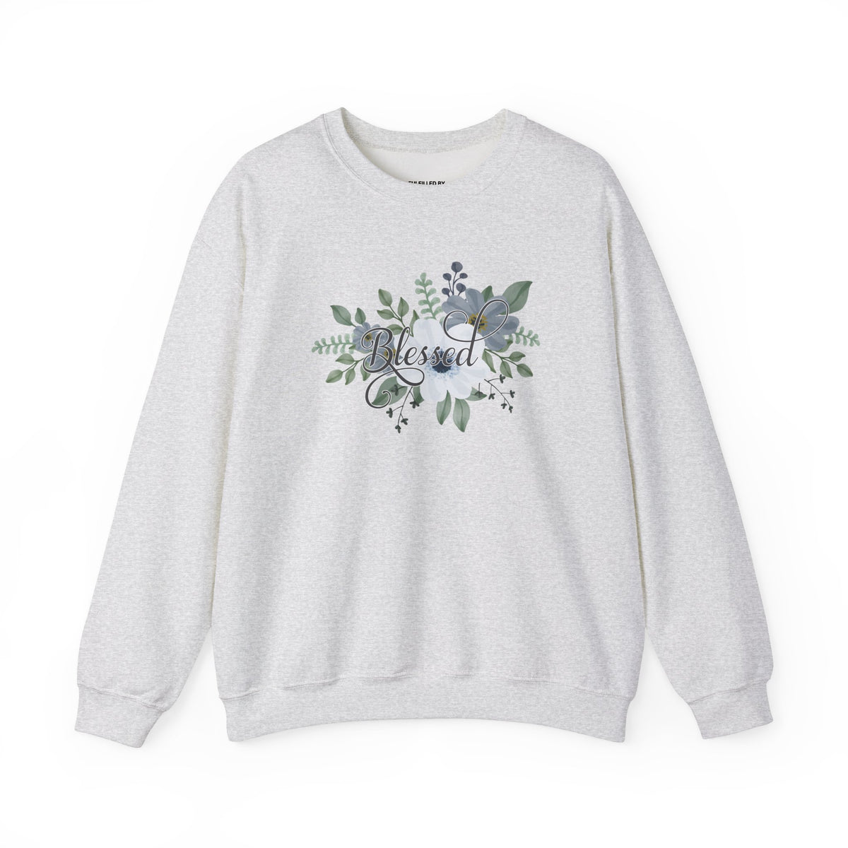 Blessed, Floral Women's Christian Sweatshirt