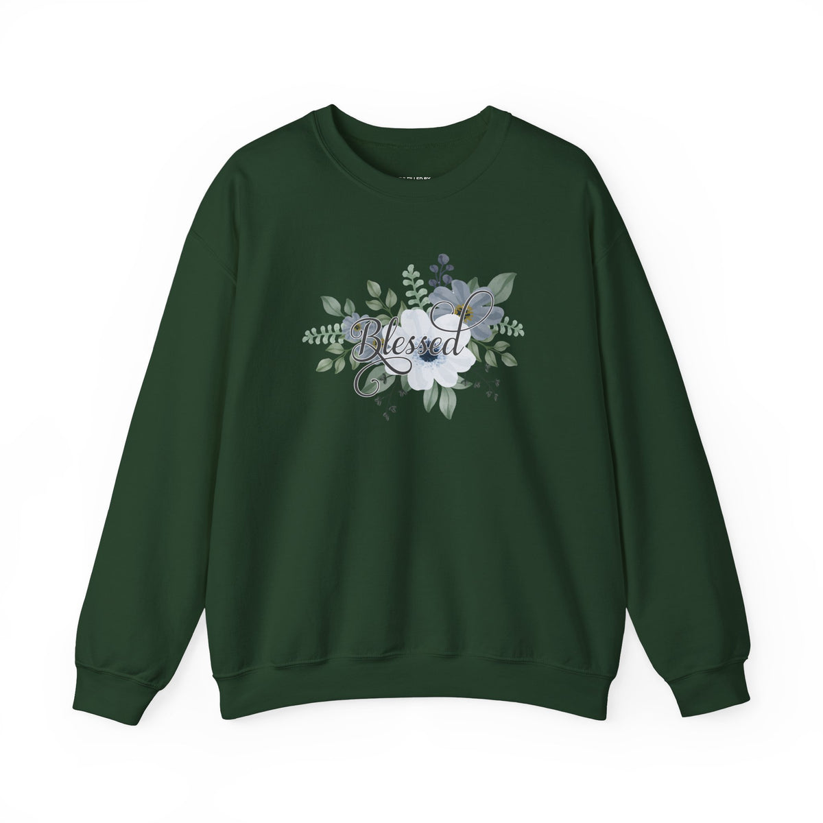 Blessed, Floral Women's Christian Sweatshirt