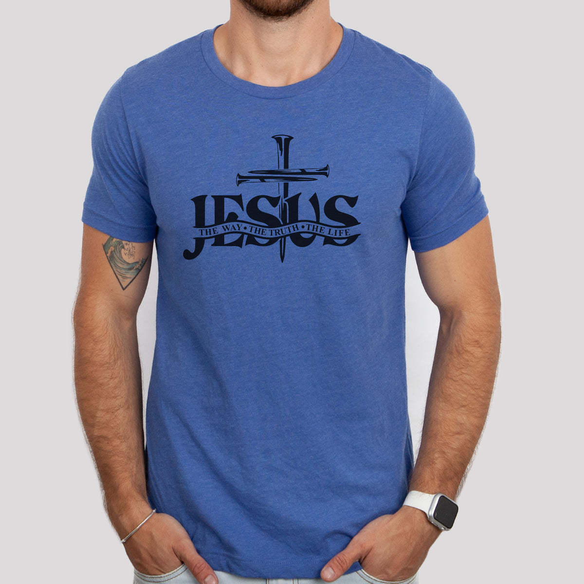 Jesus Shirt - The Way, The Truth, The Life - Men's Christian T-Shirt