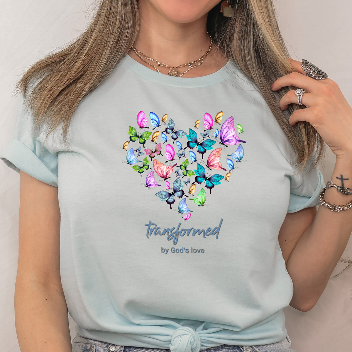 Transformed by God's Love - Christian T-Shirt